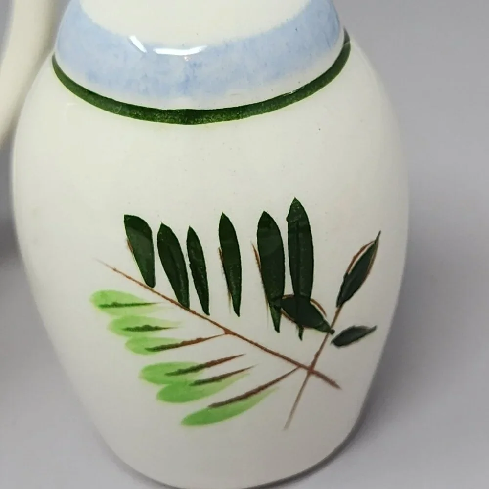 Vintage Stangl‎ Handcrafted Earthenware Creamer & Salt Pepper Shakers Set